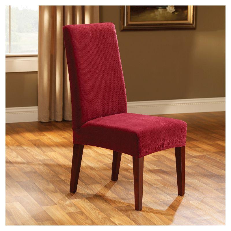 Sure Fit Stretch Pique Box Cushion Dining Chair Slipcover