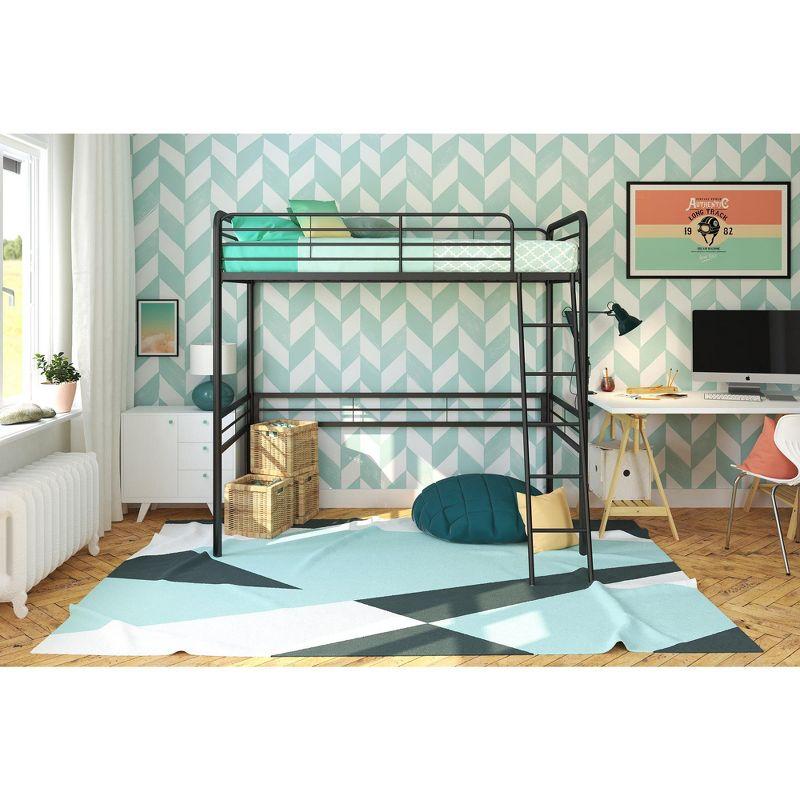 DHP Tommy Twin Metal Loft Bed