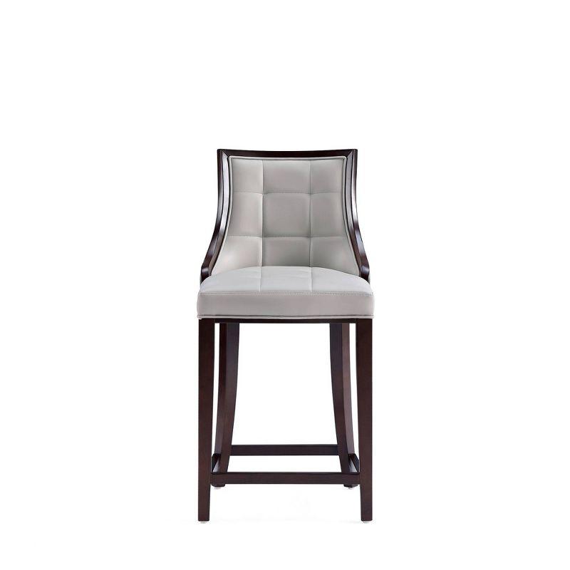 Fifth Avenue Faux Leather Counter Height Barstool - Manhattan Comfort