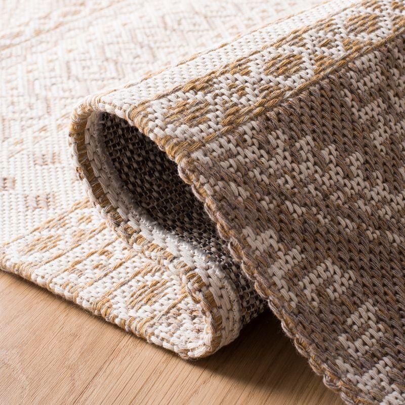 Nomadic Taupe & Cream Flat Woven Viscose Runner Rug - 2' x 8'