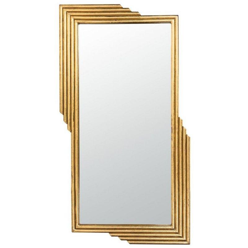 Trenla 48" Gold Foil Rectangular Wood Mirror