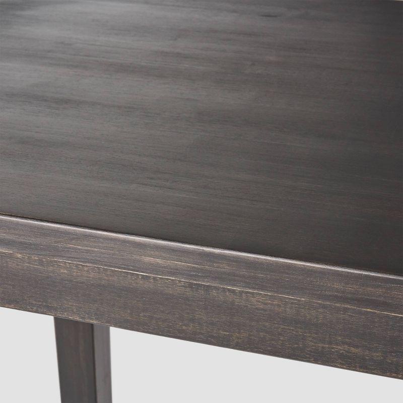 51" Broughton Rectangle Contemporary Bar Height Table Dark Gray - Christopher Knight Home