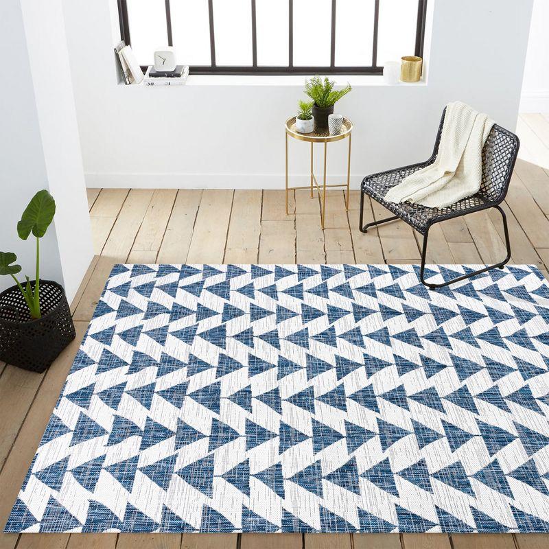 Andratx Modern  Geometric Indoor/Outdoor Area Rug - JONATHAN Y