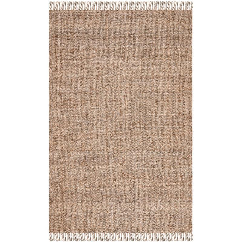 Natural Fiber NF821 Hand Woven Area Rug - Grey/Natural - 5'x8' - Safavieh.