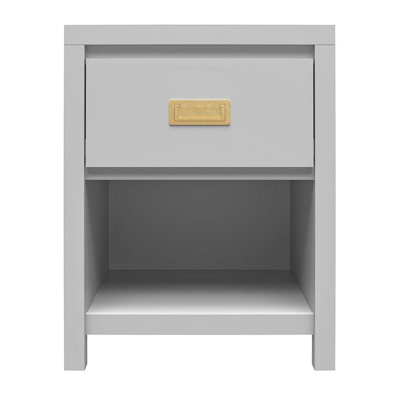 Monarch Hill Haven Dove Gray 1 Drawer Kids' Nightstand