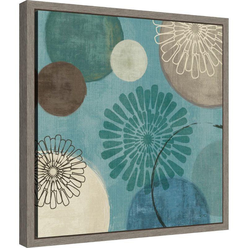 Amanti Art Flora Mood II by Veronique Charron Canvas Wall Art Print Framed 16 x 16-in.