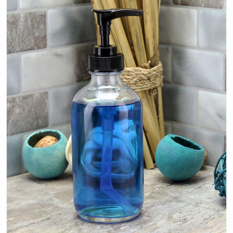 Cornucopia Brands 28-400 Replacement Pumps for Soap Dispensers/Lotion Bottles 6pk; Black Plastic w/ Long 8IN Dip Tubes