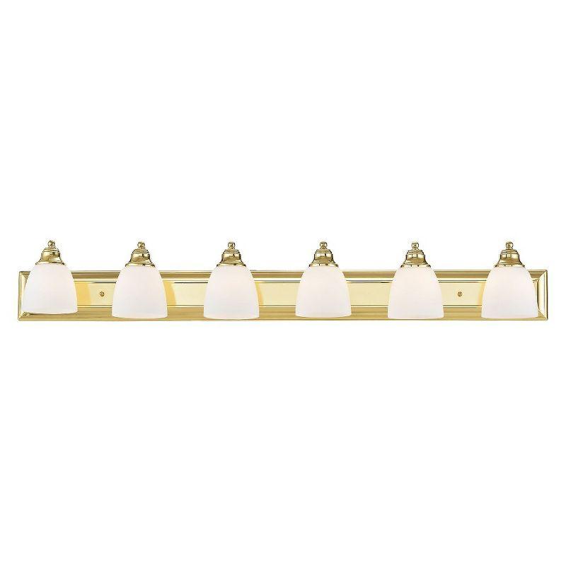 Livex Lighting Springfield 6 - Light Vanity in  Polished Brass