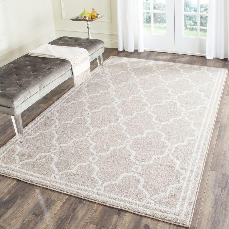 Amherst AMT414 Power Loomed Indoor Accent Rug - Wheat/Beige - 3'x5' - Safavieh