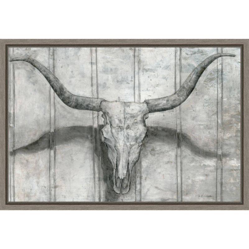 Amanti Art Longhorn by Marie Elaine Cusson Framed Wall Art Print