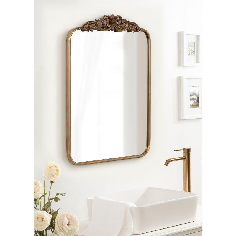 Kate and Laurel Laubry Ornate Framed Wall Mirror, 20x30, Gold
