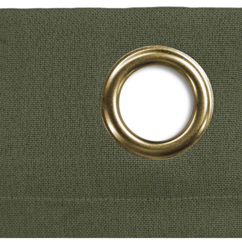 Tacoma Double Black Out Grommet Panel 50x96 Woodland Green