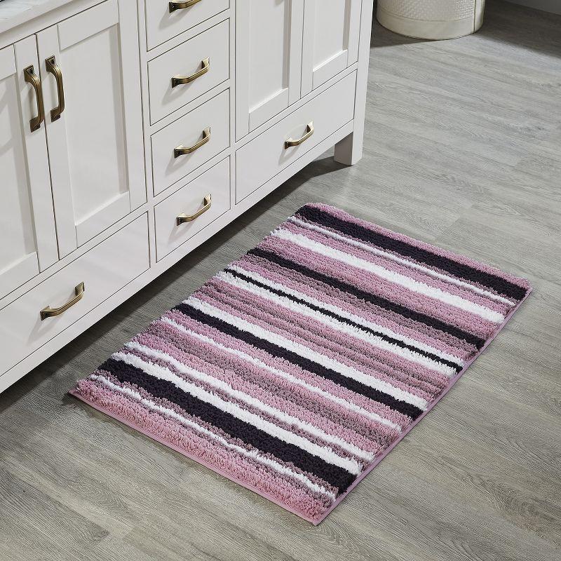 Better Trends Griffie 100% Polyester TPR Backing Tufted 5 Pc (17" x 24" | 20" x 20" | 20" x 32" | 24" x 36" | 20" x 60") Bath Rug Set -