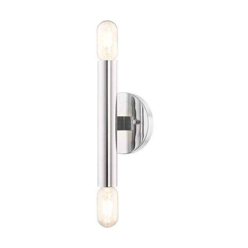 Livex Lighting Copenhagen 2 - Light Wall Light in  Polished Chrome