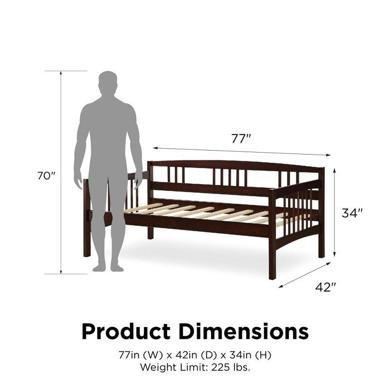 DHP Kayden Wood Daybed with Slats