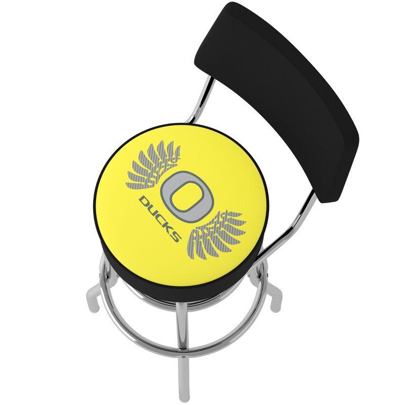 Trademark Global University of Oregon Swivel 31" Bar Stool | Wayfair