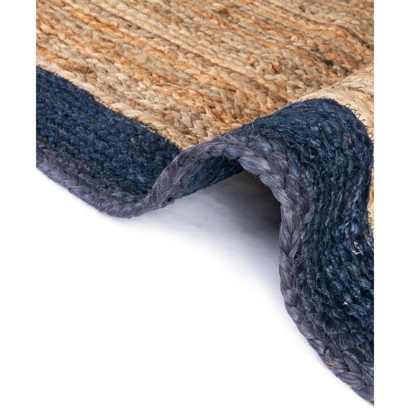 Unique Loom 4' 1 x 6' 1 Goa Braided Jute Rectangle Area Rug