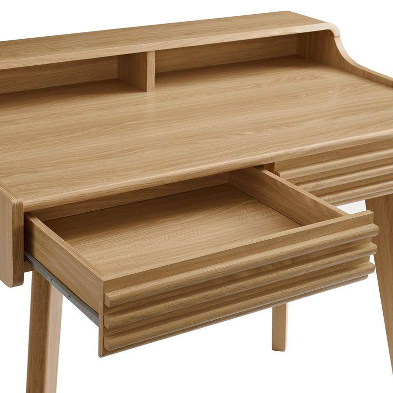 Render Writing Desk Oak - Modway