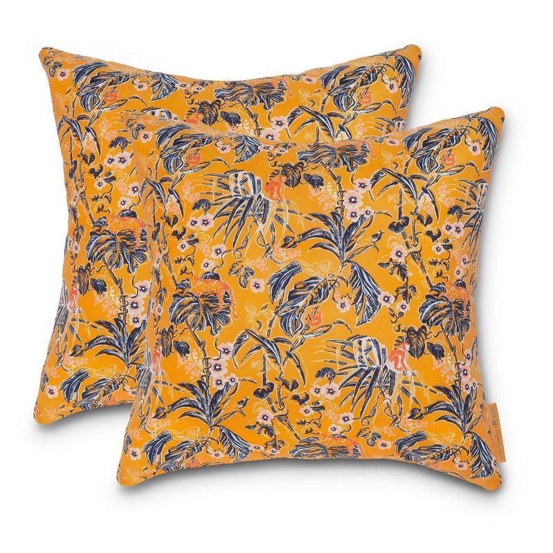 Vera Bradley Island Outdoor Square Pillow Cover & Insert