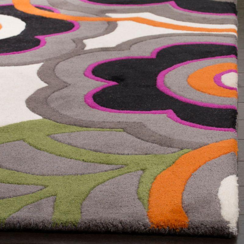 Soho 8' x 8' Square Multi-Color Wool Tufted Area Rug