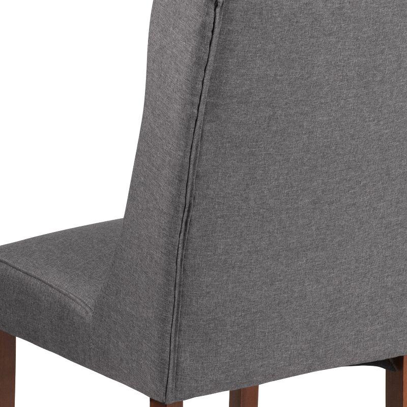 Flash Furniture HERCULES Preston Series Tufted Parsons Chair with Side Panel Detail