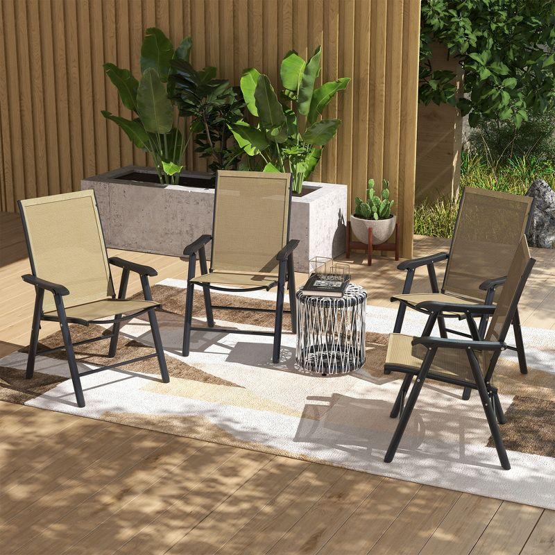 Outdoor Folding Dining Armchair