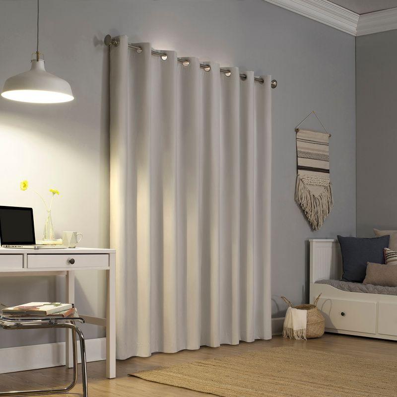 Sun Zero Cameron Thermal Insulated 100% Blackout Grommet Curtain Panel