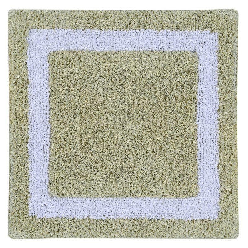 Widman 100% Cotton Bath Mats Reversible Super Absorbent Soft Bathroom Rug