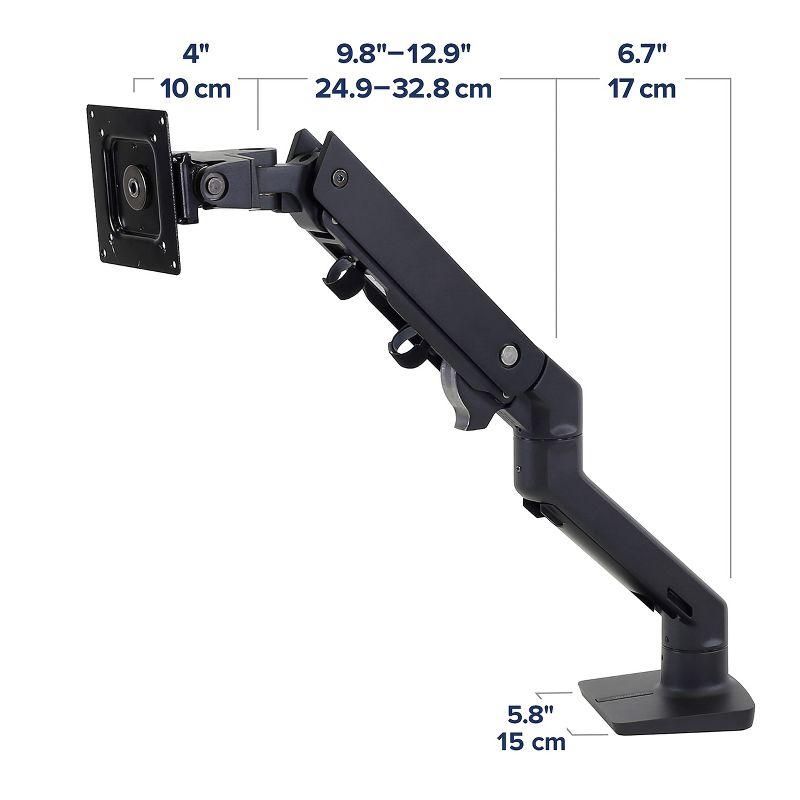Ergotron HX Ultrawide Monitor Arm Desk Mount Screens 20-42 lbs Matte Black