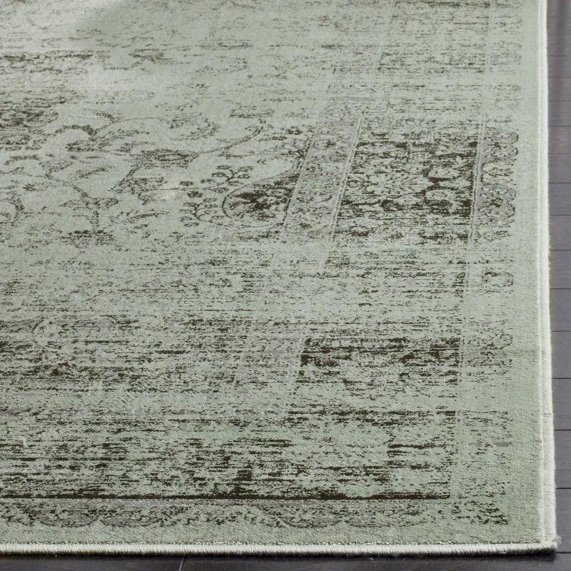 Vintage VTG113 Power Loomed Indoor Skid-Resistant Area Rug - Spruce - 4'x5'7" - Safavieh