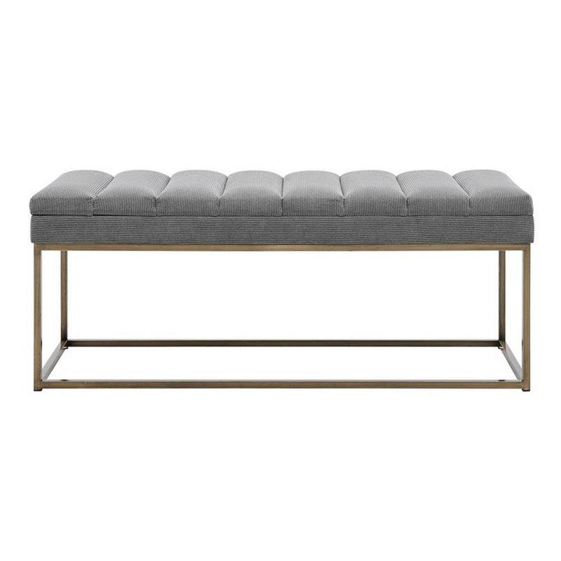 Everly Quinn Georgenia Polyester Upholstered Bench