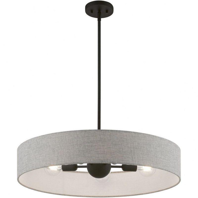 Livex Lighting Elmhurst 5 - Light Pendant in  Black