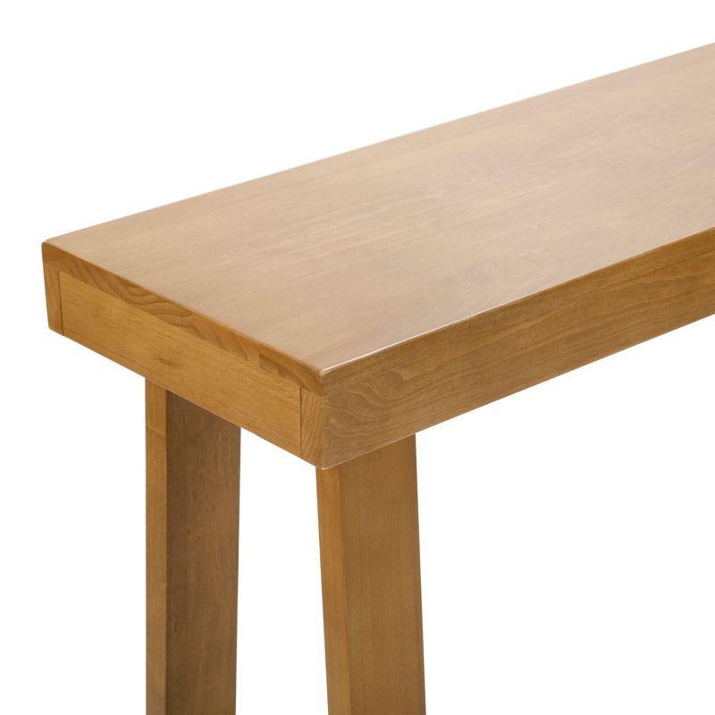 17 Stories Solid Wood Console Table, 66 Inch, Sofa Table, Narrow Entryway Table for Hallway