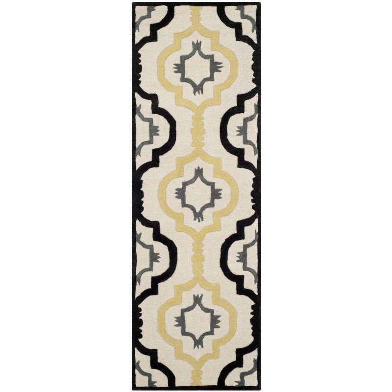 Chatham CHT747 Hand Tufted Runner Rug  Ivory / Multi 2'-3" X 9' - Safavieh.