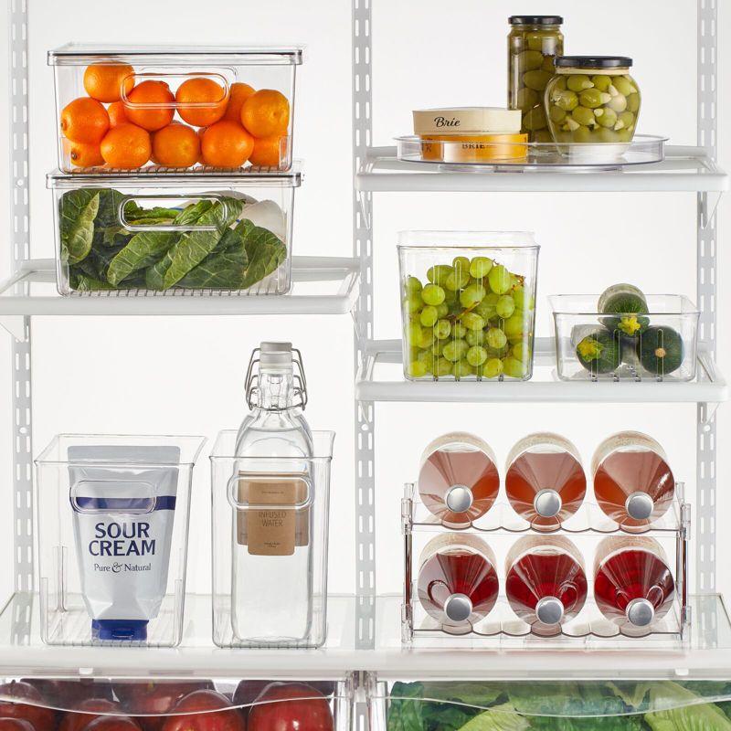 mDesign Plastic Kitchen Pantry Storage Organizer Container Bin