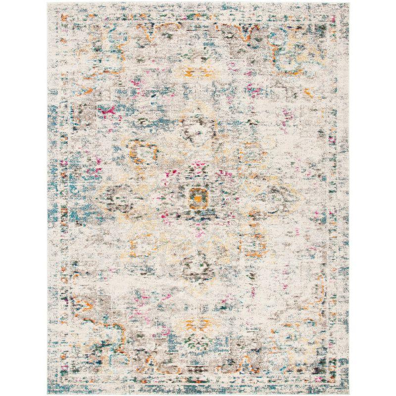 Madison MAD473 Power Loomed Indoor Area Rug - Grey/Gold - 9'x12' - Safavieh