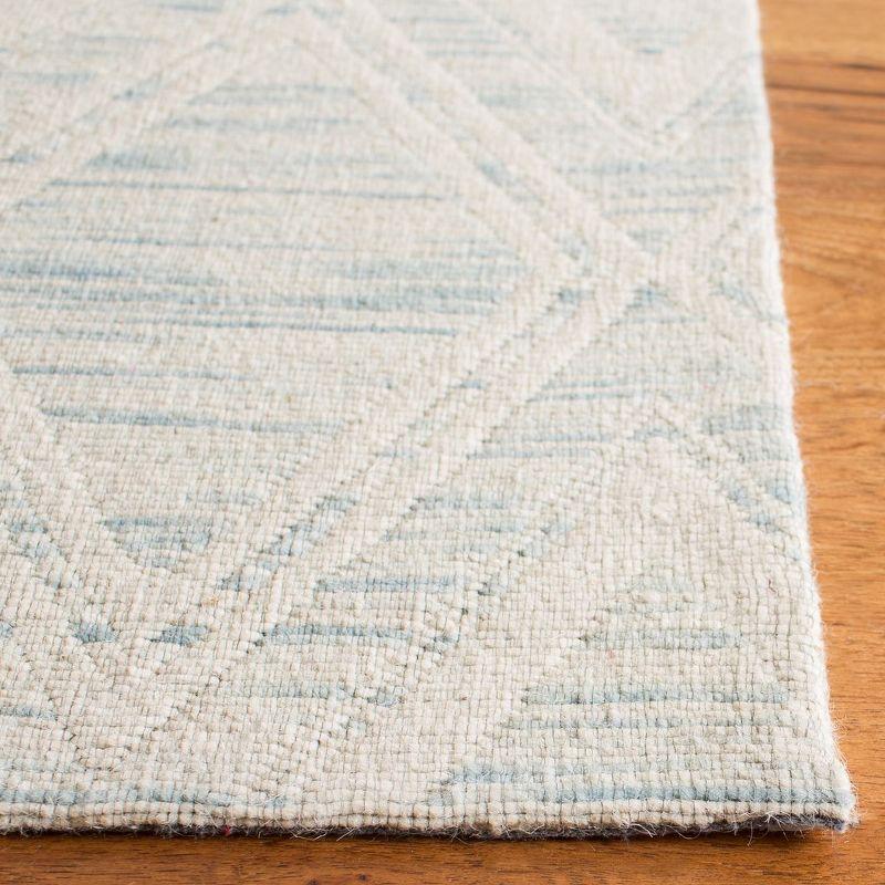 Marbella MRB312 Hand Loomed Indoor Area Rug - Light Blue/Ivory - 5'x8' - Safavieh