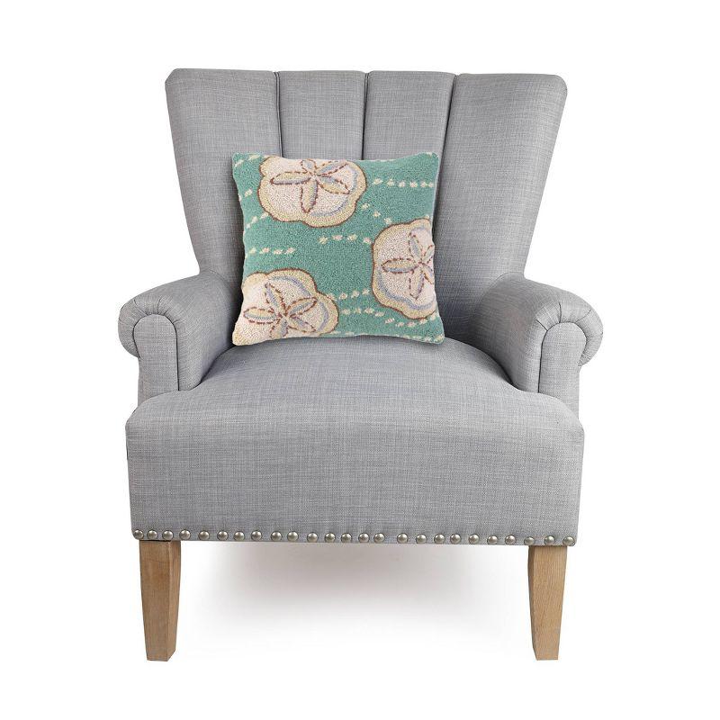 Makers Collective 18"x18" Sand Dollar Hook Throw Pillow