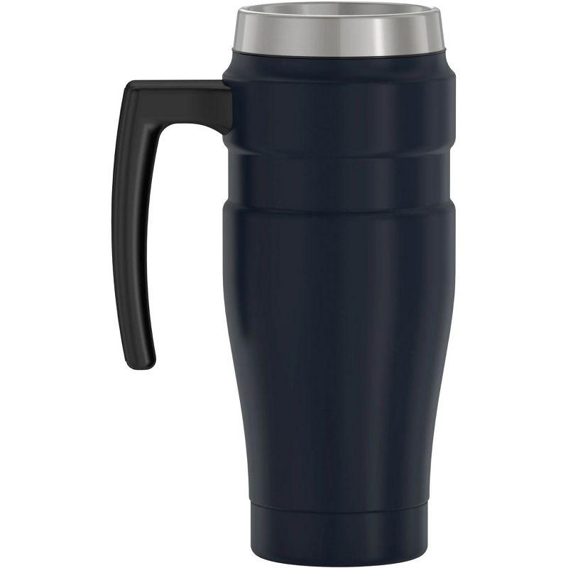 Thermos 16 oz. Stainless King Travel Mug with Handle - Matte Midnight Blue