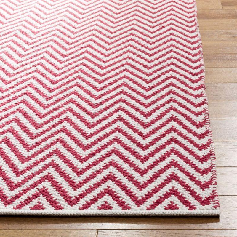 Montauk MTK812 Hand Woven Indoor Runner Rug - Red/Ivory - 2'3"x7' - Safavieh.