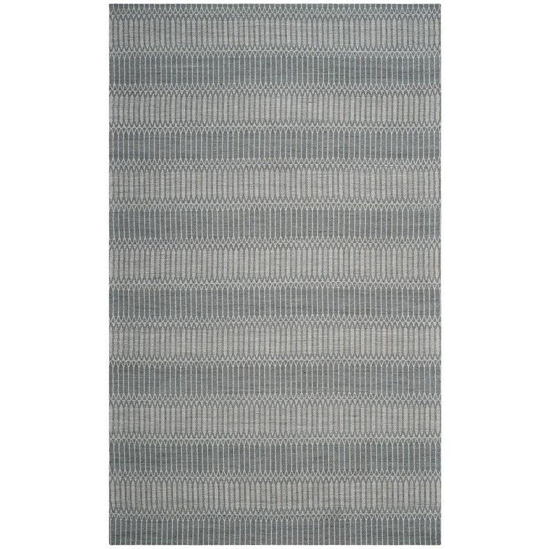 Marbella MRB124 Hand Loomed Indoor Area Rug - Silver - 5'x8' - Safavieh