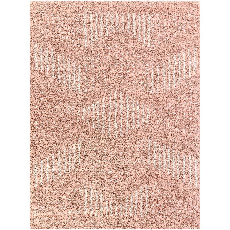 5'3"x7' Kalpana Kids' Rug Pink - Balta Rugs: Geometric, Playroom, Bedroom, High Pile, UV & Stain Resistant