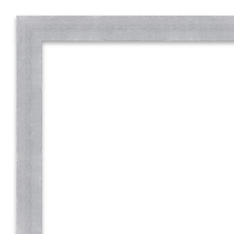 Amanti Art Grace Brushed Nickel Narrow Picture Frame Opening Size 18x24 in.
