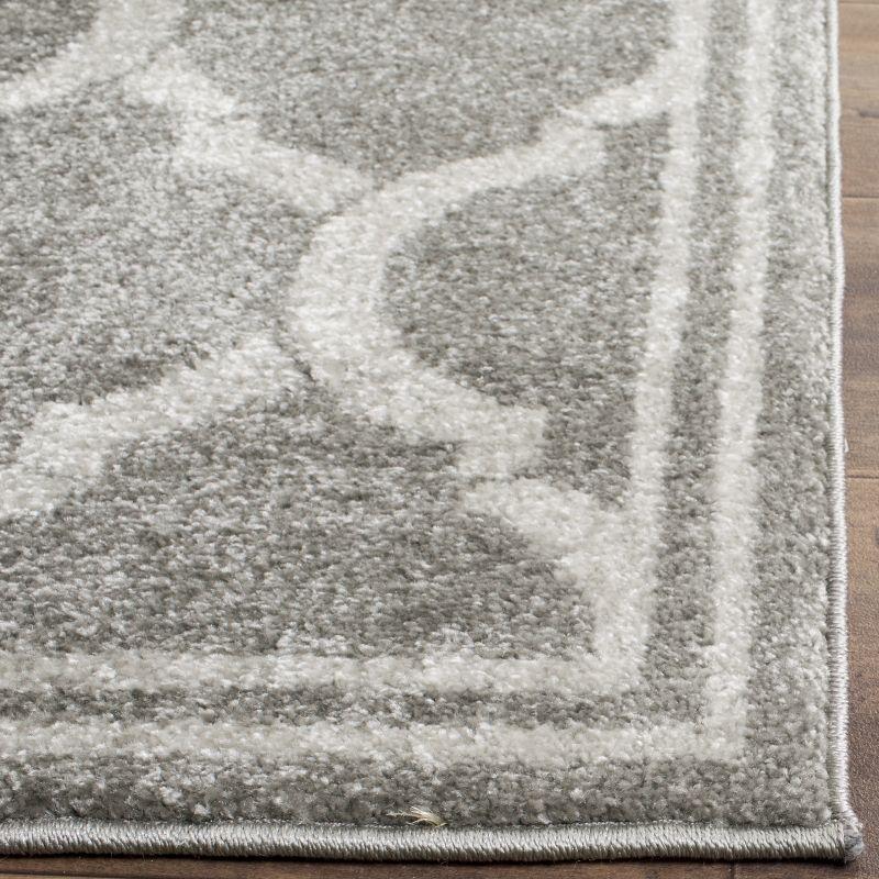Amherst AMT415 Power Loomed Indoor Area Rug - Grey/Light Grey - 8'x10' - Safavieh