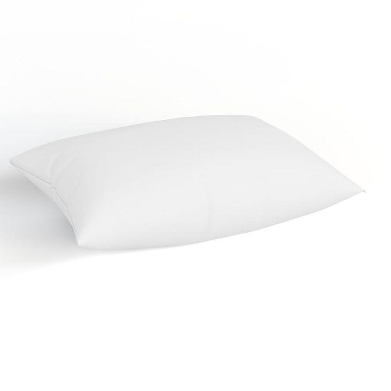 Standard White Hypoallergenic Poly-Cotton Pillow Protector Set