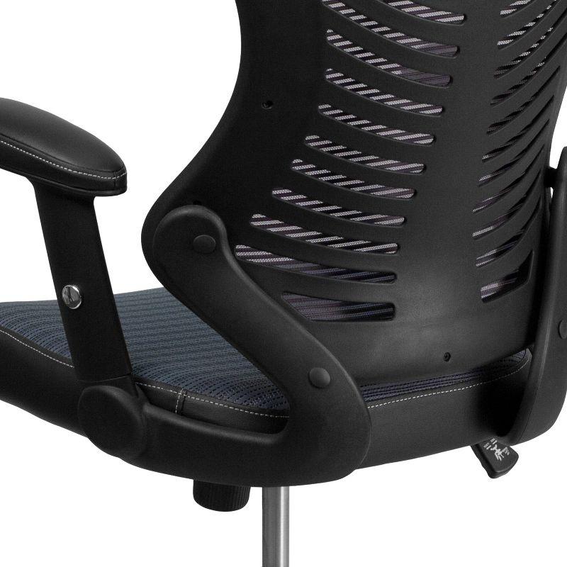 Flash Furniture High Back Designer Mesh Executive Swivel Ergonomic Office Chair with Adjustable Arms