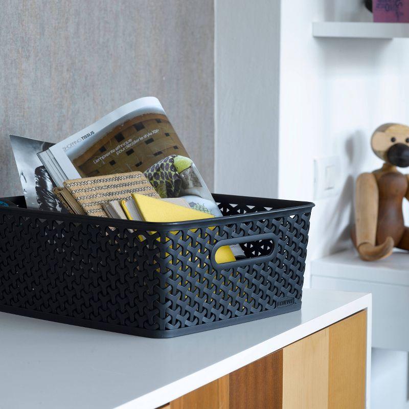 Y-Weave Medium Decorative Storage Basket - Brightroom™