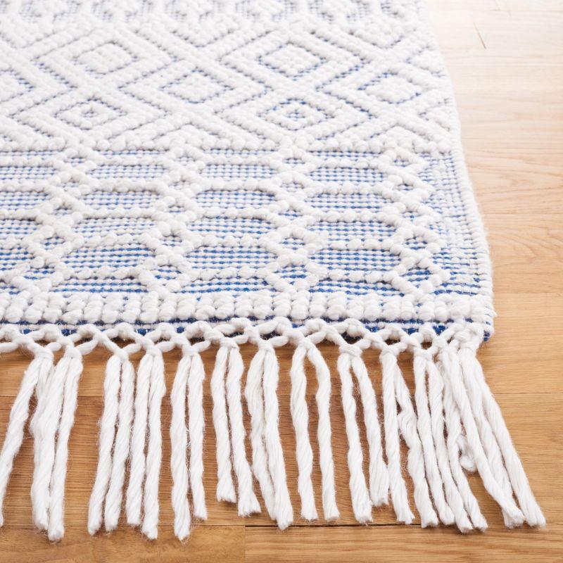 Casablanca CSB276 Hand Woven Indoor Area Rug - Blue/Ivory - 8'x10' - Safavieh