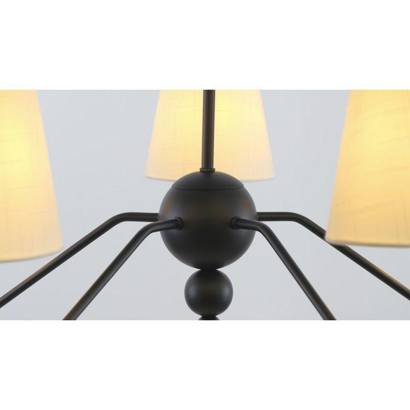 Jaya 5 Light Metal Dimmable Chandelier