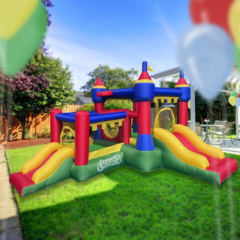 10' x 12' Bounce House with Slides and Air Blower